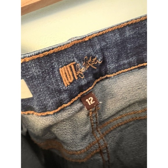 Kut From The Kloth Toothpick Skinny Jeans Size 12 Med Wash Denim - Picture 3 of 7